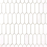 Tenedos Bianco Dolomite Picket Mosaic Polished/Honed