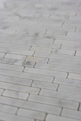 Torpedo 1/4 X Random Asian Statuary Pattern Marble Mosaic Wall and Flooring Tiles