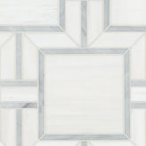 Bianco Dolomite Alana 11" X 13" Polished Marble Mosaic Floor And Wall Tile by MSI