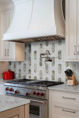 Bianco Dolomite Moderno 12" X 12" Polished Marble Mosaic Floor And Wall Tile by MSI