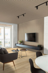 Wood Panelling Acoustic Wood Slat Blonde by MSI 9-1/2" x 94-1/2"- (24.92 sqft, Box of 4 pcs)