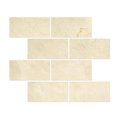 Crema Marfil 6x12 Polished/Honed Subway Tile
