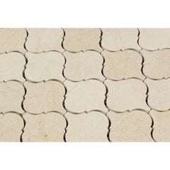 Crema Marfil Lantern Arabesque Mosaic Tile Polished- 1 piece