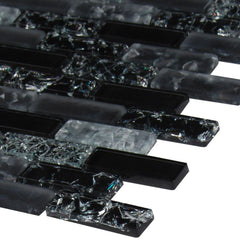 MSI Glissen Glass Wall Mosaic Tile on a Mesh 12x12