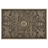 Kitchen Backsplash Premium Mediterranean Bronze Metal Mural Hand Made Textured Tile