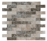 MSI Savoy Subway Mosaic Glass Mesh-Mounted Mosaic Tile (Box of 10 Sheets)