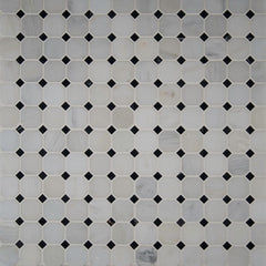 MS International Greecian White Honed 12 in. x 12 in. x 10 mm Marble Mesh-Mounted Mosaic Tile