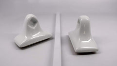 Bath Accessories 24" White Ceramic Towel Bar by Tenedos