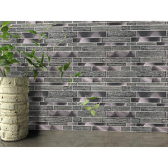 Luxe Interlocking Glass-Metal Surface for Kitchen Backsplash & Bathroom Accent Walls (1 Sheet)