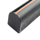 Vogue Tile 1/2x12 Courant Resin Venetian Bronze Metallic Look Pencil Trim Wall Tile (Venetian Bronze)