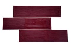 Handmade Purple Wine Burgundy Glossy 3x12 Subway Ceramic Wall Tile for Bathroom Shower, Kitchen Backsplash, Accent Décor
