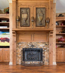 Scabos 2x4 Split Faced Travertine Brick Mosaic Stone Wall Tile ( on 12" x 12" Mesh Sheet)