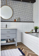 4x12 White Matte Ceramic Subway Wall Tile (Box of 10 Sq. Ft) for Kitchen Backsplash and Bathroom Wall