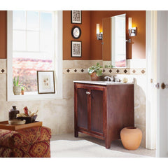 MS International Noche/Chiaro Copper Scudo 4 in. x 12 in. Travertine/Metal Listello Wall BorderTile