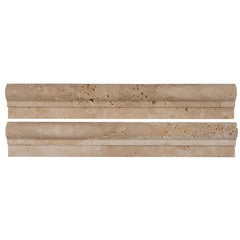 MS International 2 in. x 12 in. Chiaro Travertine Crown Molding Wall Tile - Box of 5 Linear Feet