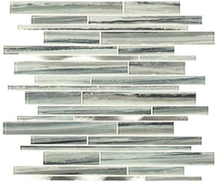 MSI Seaglass Interlocking 12 in. x 11.81 in. x 4mm Textured Glass Mosaic Tile (Box of 10 Sheets)