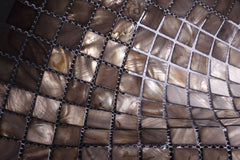 Premium Quality Autumn Brown Mother of Pearl Sea Shell Mosaic Tile 1" x 1" ( on 12" x 12" Mesh)