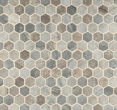 MSI Stonella Hexagon 6mm Glass Mesh-Mounted Mosaic Wall Tile (Box of 10 Sheets)