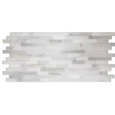 MS International Grecian White Veneer 8x18 Tumbled Marble Mosaic Wall Tile