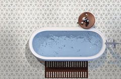 Kite Geometric Carrara White and Grey Marble Floor and Wall Mosaic Tile for Bathroom Walls, Kitchen Backsplashes, Fireplace Surround, Artistic Insets, Accent Wall