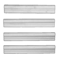Statuary Crystal Marble Italian White Statuario Ogee 1 Chairrail Molding Polished