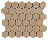 Crema Marfil Marble 2" Hexagon Mosaic Tile Polished