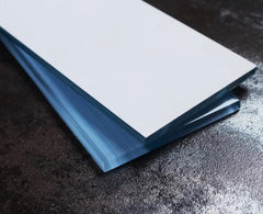 3x12 Blue Sky Hand Painted Glass Subway Wall Tile for Kitchen Backsplash, Accent décor, Bathroom Shower