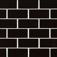 MSI Retro Nero Porcelain 2X4X6MM Glossy