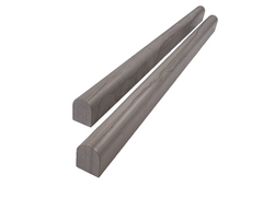 Tenedos Warm Athens Grey Pewter Wood Look 3/8 in. x 12 in. Pencil Liner Wall Decorative Marble Honed