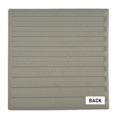 Tenedos Wavy Surface in Bluish, Gold and Grey Moon Square 6x6 Porcelain Floor and Wall Tile for Swimming, Bakcsplash, decor