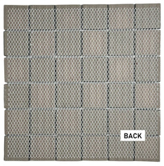 TDPW-MTW2X2-478 Black & White Checkered Square 2 Inch Matte Porcelain Mosaic Tile for Bathroom Floors, Walls, Kitchen Backsplash and Pool Tile