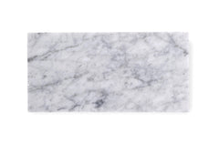 Tenedos Premium Carrara 4x8 Inch Marble Subway Tile for Wall and Floor Kitchen and Bathroom Tile