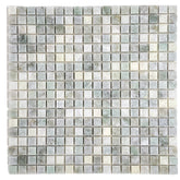 5/8x5/8 Ming Green Marble Onyx Polished Mosaic Floor Wall Tiles