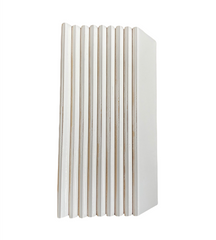 White Subway Wall Tile Gloss Finish 2x8 (60 pieces- Box of 6.5 Sqft) for Kitchen Backsplash, Accent Wall and Bathroom Wall