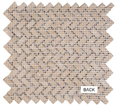 Tenedos Genuine Natural Mother of Pearl Oyster Herringbone Shell Mosaic Wall Tile w/Backing