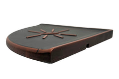 Tenedos Bronze Resin Corner Shelf Flatback Wall Mounted