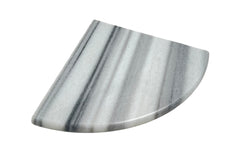 Tenedos Equator Marmara Marble Bathroom Shower Corner Shelf Stone 9 Inch Polished
