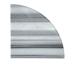 Tenedos Equator Marmara Marble Bathroom Shower Corner Shelf Stone 9 Inch Polished