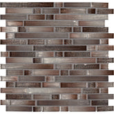 MSI Akaya Copper Interlocking 12 in. x 11.75 in. x 8mm Glass Mesh-Mounted Mosaic Tile