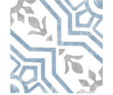 Blue Dance Porcelain Tile 8x8" (18 pieces - 8 SqFt) for Floors and Walls, Kitchen Backsplashes Tile