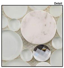 GT Glass Wall Tiles Soap Suds (12X12 Sheet) SBS1510