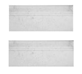 Statuary Crystal Marble Italian White Statuario 3/4" Baseboard Molding Polished