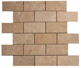 Crema Marfil Marble 2x4 Mosaic Tile Polished
