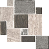 MSI Lynx Pattern 11.73 in. x 11.73 in. x 8mm Porcelain Glass Mesh-Mounted Mosaic Tile