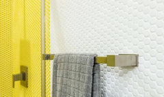 Yellow Penny Round Porcelain Mosaic Floor Wall Tile Backsplash for Bathroom Shower, Kitchen, Accent Décor, Fireplace, on 12x12 Mesh for Easy Installation