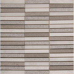 MSI Linea 12 in. x 12 in. x 10mm Stone Mesh-Mounted Mosaic Tile (10 sq. ft. / case)