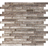 MSI Luxe Interlocking Pattern Glass Mesh-Mounted Mosaic Wall Tile