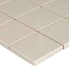 MSI Optima Cream 12 in. x 12 in. x 10mm Matte Porcelain Mesh-Mounted Mosaic Tile (11 sq. ft. / case)