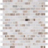 MSI Palisandro Mini Brick Polished Marble Mosaic Tile (10 sq. ft. / case) - Tenedos