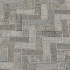 MSI Textalia Herringbone 12.8 in. x 11.02 in. x 6mm Glass Mesh-Mounted Mosaic Tile (14.7 sq. ft. / case)